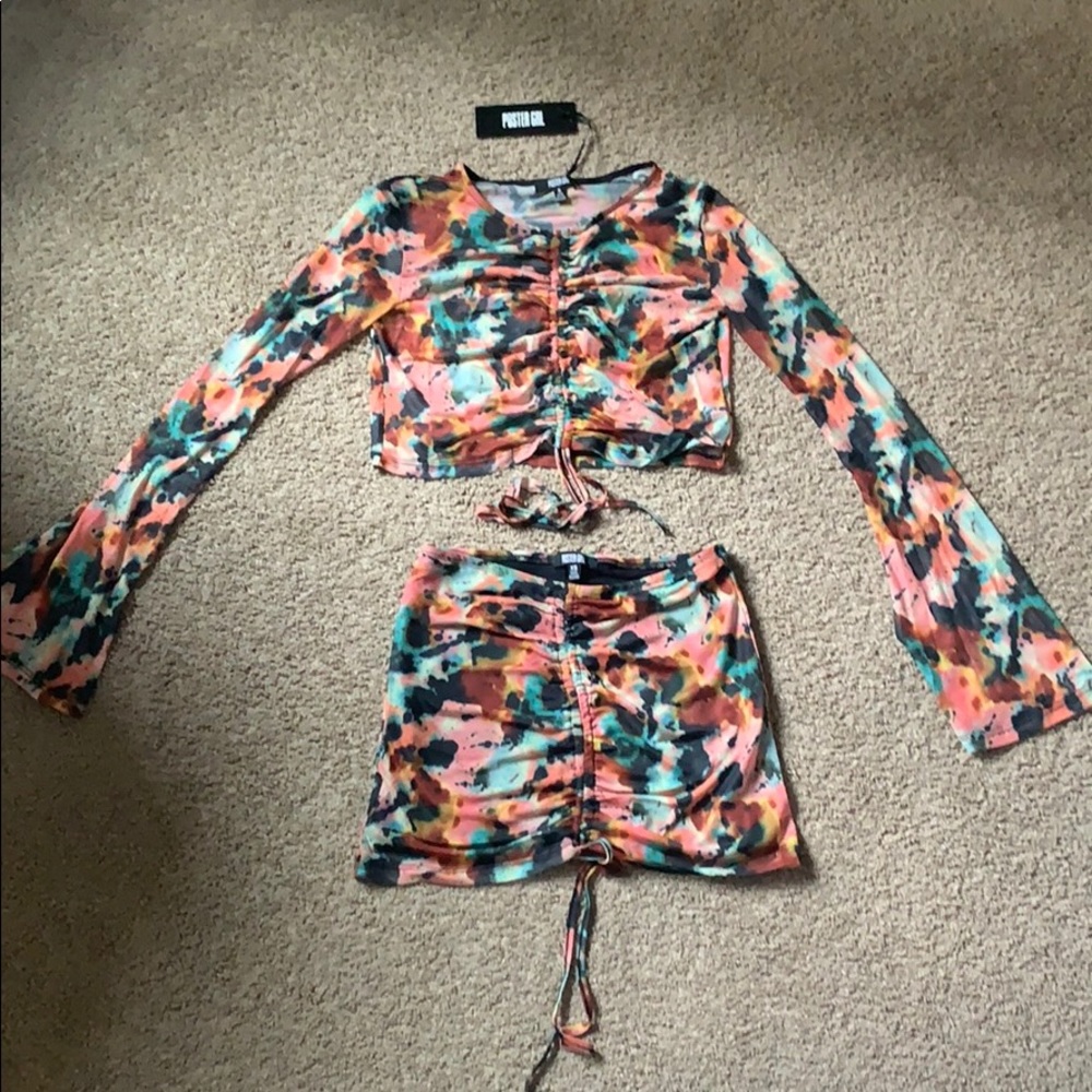 Worth Every Dollar Skirt Set Dolls Kill